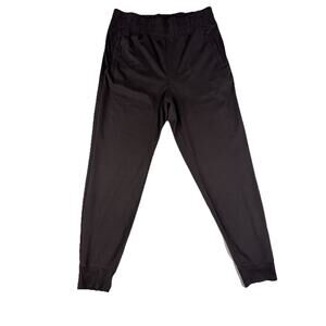 Yogalicious lux District Joggers Zip Pockets - Size L - Brown NWT